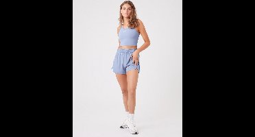 Björn Borg - Dames - Borg Loose Shorts - Blauw/Wit - Maat XL