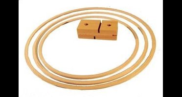 Gymnastiekhoepel in hout : 60 cm