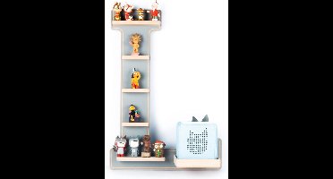 BOARTI Houten letter L kinderplankje Toniebox figuren wandplank Tonies muziekdoosje Houten letter L kinderplankje Toniebox figuren wandplank Tonies muziekdoosje
