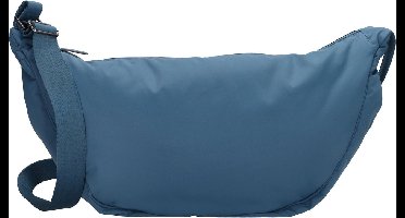 Beagles Calvia Crossbody Schoudertas Banana Bag - Dames Tas - Jeansblauw