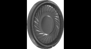 Visaton K 36 WP - 50 Ohm 1.4 inch 3.6 cm Mini-luidspreker 1 W 50 Ω Zwart Kunststof membraan, Vochtbestendig