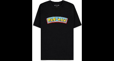 Pac-Man Logo Heren T-shirt - zwart - L