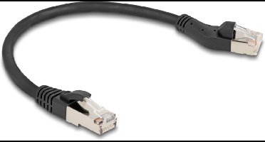 DeLOCK 80734 netwerkkabel Zwart 0,25 m Cat8.1 S/FTP (S-STP)