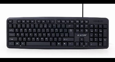 Standaard toetsenbord, USB, zwart, Russische layout