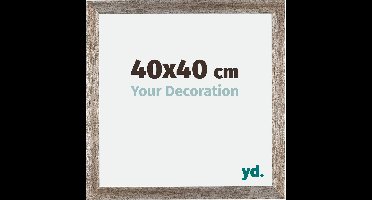 Your Decoration - Fotolijst 40x40 cm - MDF - Metaal Vintage - Mura