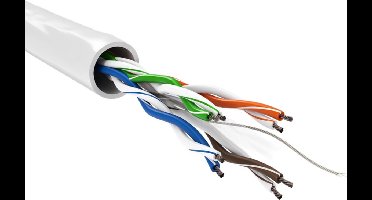 Goobay CAT6 Netwerkkabel - Zonder connector - wit - 305 m