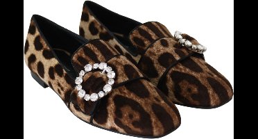 Gestreepte Leren Portemonnee Met All-Over Print En Ritssluiting