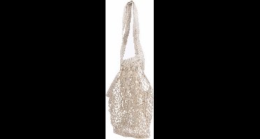 Benson Duurzaam katoenen boodschappennetje - Compact en rekbaar - 37 × 37 cm