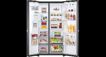 LG - GSLV71MCLE - Amerikaanse koelkast - Vrijstaand - 635 l - Energielabel E - Zwart