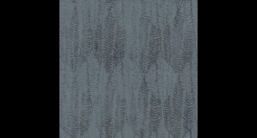 Bazaar - Luxe Bladeren - Behang - Wandbekleding - Wallpaper - Blauw - 0,53 x 10 M.