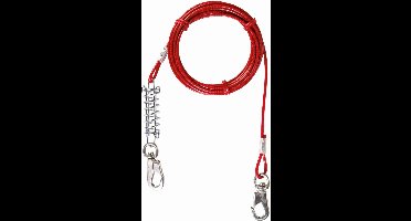 Trixie Aanleglijn Rood - 5 MTR