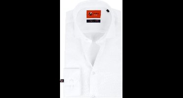 Suitable Wit Overhemd Slim Fit DR-01 - Maat 41 - Heren - Overhemden Formeel