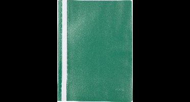 Pergamy snelhechtmap, ft A4, PP, pak van 5 stuks, groen 80 stuks