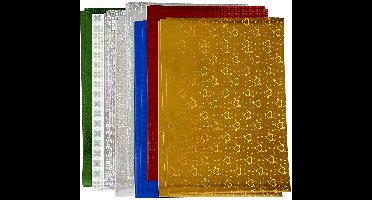 Creotime Holografisch Papier A4 Multicolor 80 Stuks