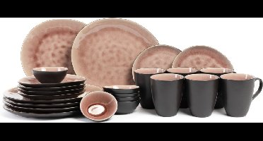 Cosy & Trendy Serviesset Laguna Old Rose 24-Delig