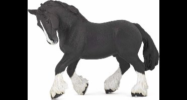 Speelfiguur - Paard - Shire hengst - Zwart