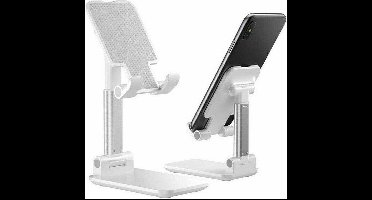 LuxeBass WIT | Telefoonhouder bureau | Telefoonstandaard bureau | Tabletstandaard - LB504