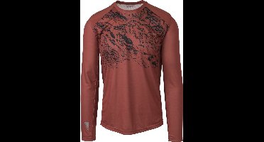 MTB Fietsshirt Lange Mouwen Venture Unisex - Rood - XL