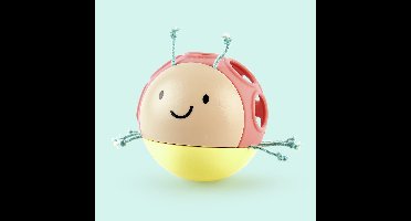 Hape Lieveheersbeestje Rammelaar – Houten babyspeelgoed met bel, bijtspeelgoed en wiebelbodem, vanaf 10 maanden