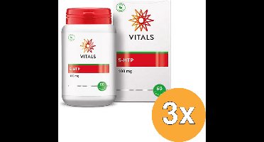 3x Vitals 5-HTP 100 mg (60 vega capsules)