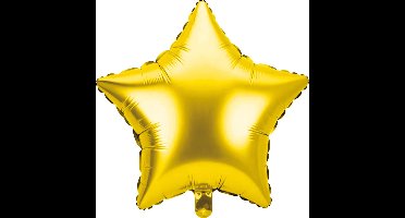 Foil balloon - Star gold