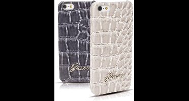 iPhone SE/5S/5 hoesje - Guess - Beige - Kunstleer