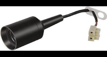 Bouwplaats snoerpendel E27 15cm snoer zwart