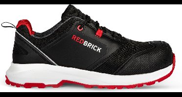 Redbrick Pulse Overnose Laag S3 + KN ESD 32323 - Zwart/Rood - 47