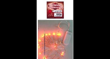 Ledverlichting snoer rood 2 meter