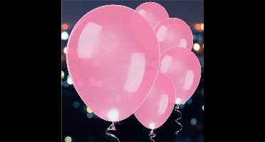 Balloominate Ballonnen Met Led-verlichting 28 Cm 5 Stuks Roze