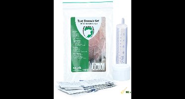 Excellent - Tepelcanule set van 10 stuks - ontsmettingsdoekjes - wegwerpspuit - 1 klepdop