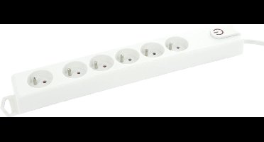 Profile - 6V Stopcontact +Schak +1.5M Wit - Wit