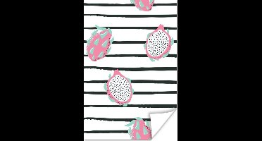 Poster Zomer - Fruit - Roze - 20x30 cm