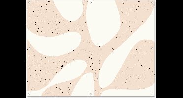 GreatGardenPosters - Tuinposter - Plant - Abstract - Pastel - Tuindoek voor buiten - Schuttingposter - Tuindecoratie - 120x90 cm