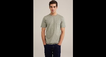 Van Gils Heren Regular fit gemêleerd T-shirt
