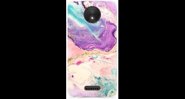 Motorola Moto C Hoesje Dromerige Kleuren