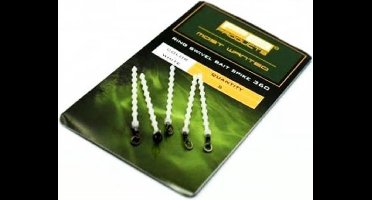 PB Products Ring Swivel Bait Spike 360 - 5 Stuks - Wit
