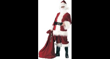 Kerstmanpak Burgundy Luxe - Maat 56/58