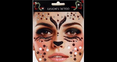 Gezichtssticker Ree (Rood)