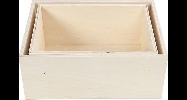 Showdozen, rechthoek, h: 27+31 cm, b: 19,5+22,5 cm, triplex, 2stuks, diepte 12,5 cm