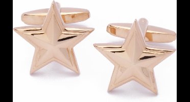 Manchetknopen - Ster Rose Goud