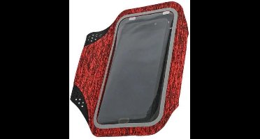 Sportarmband Geschikt voor Samsung Galaxy S10+ / S10 / S10e Fabric/Stof - Grijs / Rood