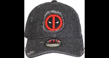 Marvel Comics Deadpool Verstelbare Cap Pet Grijs Vintage
