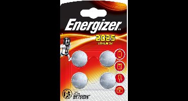 Batterij energizer 4x cr2025 lithium
