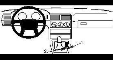 Brodit ProClip houder geschikt voor Volvo 850 1992-1997 Console mount