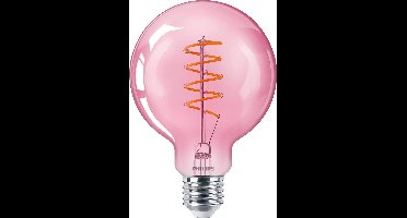 Philips Filamentlamp roze 25W G93 E27
