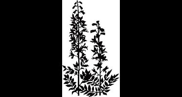 EFCO002 Nellie Snellen Embossingfolder - Condolence flowers-2 - bloem 1 folder 130x130mm