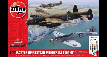 Airfix Modelbouwpakket Militaire voertuigen - 50182 Battle of Britain Memorial Flight - Gift Set Plastic - 1:72 - Modelbouw