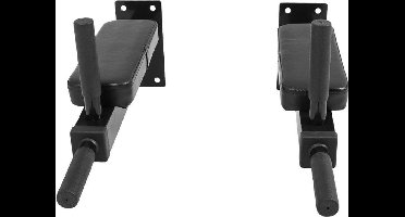 Gorilla Sports Dip Bars Wandmontage - 2 Stuks - Comfortabel Kussen - Dips - Dipsteunen