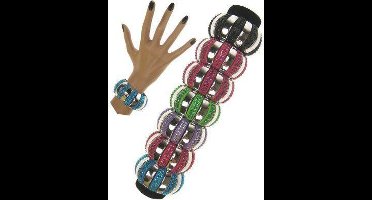 Armband 1001 nacht - gestreept diverse kleuren - per stuk